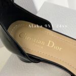 Dior Super Beautiful24ss Summer New Collection, IDLY socialite temperament, French style onepiece leather rhinestone sandals, women's summer hollow square buckle highheeled sandals - Image 26