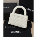 Chanel's own collection. 23k musthave/new handle Kelly bagAvailable in full color, imported original C glossy leather material, small size 8  12.5  4cm - Image 5