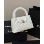 Chanel's own collection. 23k musthave/new handle Kelly bagAvailable in full color, imported original C glossy leather material, small size 8  12.5  4cm - Image 7
