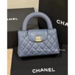 Chanel's own collection. 23k musthave/new handle Kelly bagAvailable in full color, imported original C glossy leather material, small size 8  12.5  4cm - Image 10
