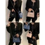 Chanel's own collection. 23k musthave/new handle Kelly bagAvailable in full color, imported original C glossy leather material, small size 8  12.5  4cm - Image 14