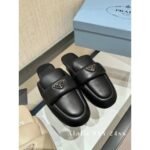 Prada   Street Photography Artifact  Super Comfortable 24ss Newly Upgraded Bread Slippers. Three colors to choose from, imported calf leather material - Image 7