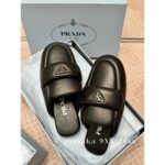 Prada   Street Photography Artifact  Super Comfortable 24ss Newly Upgraded Bread Slippers. Three colors to choose from, imported calf leather material - Image 9