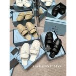 Prada   Street Photography Artifact  Super Comfortable 24ss Newly Upgraded Bread Slippers. Three colors to choose from, imported calf leather material - Image 11