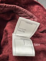 Chanel 2024 Autumn/Winter Collection  Wine red highend feelLarge lapel double breasted jacket with jacquard lapel and double breasted buttons, versatile and slimming on the upper body - Image 10