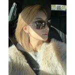 miumiu  Zhang Yuanying's metal letter technology borderless curved sunglasses are here24ss musthave for spring and summer, UV protection and sun protection - Image 15
