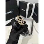Chanel's "musthave wardrobe outfit for white and rich beauty"   24p latest fashion show signature letter pearl logo genuine leather belt - Image 4