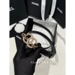 Chanel's "musthave wardrobe outfit for white and rich beauty"   24p latest fashion show signature letter pearl logo genuine leather belt - Image 5