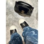Chanel twocolor self preservation   High quality 24p latest out of stock king black and white panda color blocked big toe shoes/thick soled sports shoes. Full set packaging for the version (old customers can rest assured to take photos) - Image 5