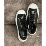 Chanel twocolor self preservation   High quality 24p latest out of stock king black and white panda color blocked big toe shoes/thick soled sports shoes. Full set packaging for the version (old customers can rest assured to take photos) - Image 9