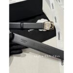 Chanel's "musthave wardrobe outfit for white and rich beauty"   24p latest Xiushui Diamond logo genuine leather belt. - Image 3