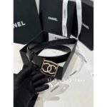 Chanel's "musthave wardrobe outfit for white and rich beauty"   24p latest Xiushui Diamond logo genuine leather belt. - Image 4