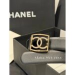 Chanel's "musthave wardrobe outfit for white and rich beauty"   24p latest Xiushui Diamond logo genuine leather belt. - Image 5