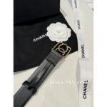 Chanel's "musthave wardrobe outfit for white and rich beauty"   24p latest Xiushui Diamond logo genuine leather belt. - Image 7