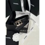 Chanel's "musthave wardrobe outfit for white and rich beauty"   24p latest Xiushui Diamond logo genuine leather belt. - Image 11