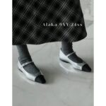 Chanel  24p Early Spring New Collection  Self preserved High end Silver Mary Jane Pointed Water Diamond Single Shoes for Women. - Image 12