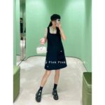 Prada 9.27 23a latest thick soled gear glossy leather thick soled sponge shoes. Show off your long legs and height, with a strong girlish vibe - Image 3