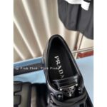 Prada 9.27 23a latest thick soled gear glossy leather thick soled sponge shoes. Show off your long legs and height, with a strong girlish vibe - Image 6