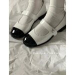 Chanel's "Mary Jane Exclusive Princess" 23k latest model. Self retained shiny cowhide round toe doll single shoe - Image 4