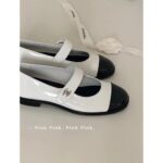 Chanel's "Mary Jane Exclusive Princess" 23k latest model. Self retained shiny cowhide round toe doll single shoe - Image 5
