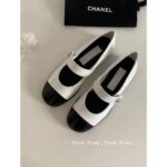 Chanel's "Mary Jane Exclusive Princess" 23k latest model. Self retained shiny cowhide round toe doll single shoe - Image 14