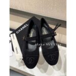 Chanel  The most beautiful pair of 24C Mary Jane is hereMilk white is really cute, imported original C corduroy fabric. Self retention funds - Image 4