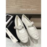 Chanel  The most beautiful pair of 24C Mary Jane is hereMilk white is really cute, imported original C corduroy fabric. Self retention funds - Image 5