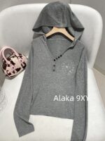 Chrome Hearts Reserved/2022ss Early Autumn New Cruo   Cross hot stamping fashionable sports suit women's hooded sweatshirt casual wide leg pants twopiece set trendy autumn casual lazy suit, this set is still the most practical to wear, giving people a comfortable and free relaxed state! Highlighting the casual and lazy temperament, the printed pattern has many scenes, with some exquisite and unique feelings. The high waisted design enhances the waistline and elongates the leg lines, creating a paper figure effect - Image 20