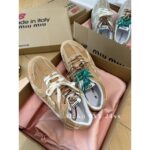 Miumiu x Newblance530   24ss Early Spring Show CollectionRetro Melad colored sneakers are here. Invincible comfortable retro versatile gift box packaging. - Image 5
