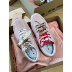 Miumiu x Newblance530   24ss Early Spring Show CollectionRetro Melad colored sneakers are here. Invincible comfortable retro versatile gift box packaging. - Image 16