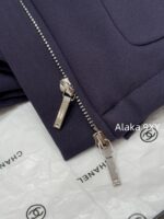 CHANEL 24B Autumn/Winter New Collection  Cotton padded sports and leisure jacket with zipper style stand up collar pocket for women. Highly comfortable and sporty to wear - Image 5