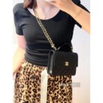 CHANEL 5c Early Spring New Collection/High Cost Performance  One pack three back imported original Chang caviar cowhide backpack  Little Book Bag Girl - Image 6