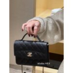 CHANEL 5c Early Spring New Collection/High Cost Performance  One pack three back imported original Chang caviar cowhide backpack  Little Book Bag Girl - Image 9