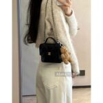 CHANEL 5c Early Spring New Collection/High Cost Performance  One pack three back imported original Chang caviar cowhide backpack  Little Book Bag Girl - Image 14