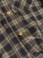 MIUMIU ""American retro campus style outfit ” 2024 Autumn/Winter New Collection Initial Sheer Wool Material   Collar plaid metal button shirt set for women - Image 18