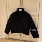Moncler   24 Autumn/Winter New Collection Plush Lamb Hair Teddy High Collar Jacket Down Jacket. 90 National Standard White Duck Velvet Material