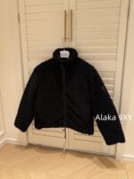 Moncler   24 Autumn/Winter New Collection Plush Lamb Hair Teddy High Collar Jacket Down Jacket. 90 National Standard White Duck Velvet Material