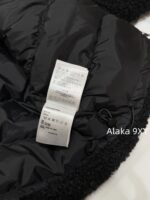 Moncler   24 Autumn/Winter New Collection Plush Lamb Hair Teddy High Collar Jacket Down Jacket. 90 National Standard White Duck Velvet Material - Image 8