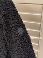 Moncler   24 Autumn/Winter New Collection Plush Lamb Hair Teddy High Collar Jacket Down Jacket. 90 National Standard White Duck Velvet Material - Image 16