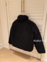 Moncler   24 Autumn/Winter New Collection Plush Lamb Hair Teddy High Collar Jacket Down Jacket. 90 National Standard White Duck Velvet Material - Image 18