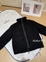 Moncler   24 Autumn/Winter New Collection Plush Lamb Hair Teddy High Collar Jacket Down Jacket. 90 National Standard White Duck Velvet Material - Image 21