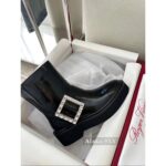 Roger Vivier High Quality Rv   2024 early autumn new series classic shoe type thick sole slimming leg length leather motorcycle boots - Image 15
