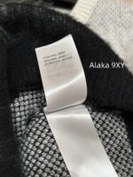 LOUIS VUITTON  2024 Autumn/Winter New Collection Premium Signature Letter Jacquard Logo Grey Series Hooded Mohair Sweater. Unisex loose fit large size - Image 15