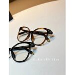 LOUIS VUITTON Ouyang Nana Same Style   Lucky Clover Natural Beauty Artifact Printed Logo Metal Wide Edge Frame Flat Mirror - Image 8