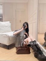 MIUMIU 24 Early Autumn New American Retro Campus Style  Embroidered shoulder jacket with lettering on the chest, jacket/waistband, pleated skirt, jacket - Image 9