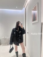 balenciaga  BB Classic Collection2024 Autumn/Winter New Collection Three Bar Bread Cotton Jacket/Men's and Women's Loose fit - Image 12