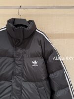 balenciaga  BB Classic Collection2024 Autumn/Winter New Collection Three Bar Bread Cotton Jacket/Men's and Women's Loose fit - Image 21