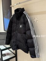 balenciaga  BB Classic Collection2024 Autumn/Winter New Collection Three Bar Bread Cotton Jacket/Men's and Women's Loose fit - Image 22