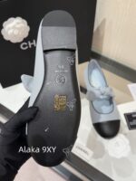 CHANEL    Early Spring New Milan Fashion Show Collection  Super Hot Butterfly Knot Rabbit Ears Mary Jane Single Shoes for Women. Imported sheepskin is super comfortable - Image 32