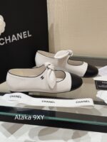 CHANEL    Early Spring New Milan Fashion Show Collection  Super Hot Butterfly Knot Rabbit Ears Mary Jane Single Shoes for Women. Imported sheepskin is super comfortable - Image 54